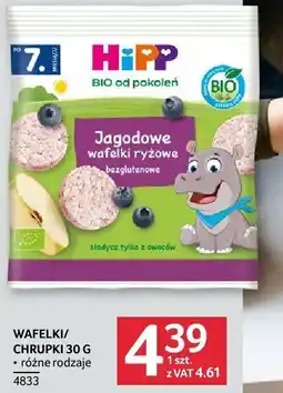 Selgros Wafelki / chrupki HiPP 30 g oferta