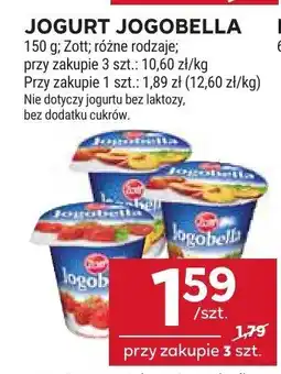 Stokrotka Jogurt Jogobella Zott, różne rodzaje oferta