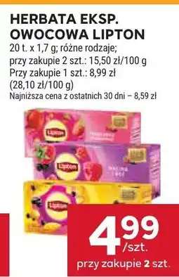 Stokrotka Herbata owocowa Lipton oferta