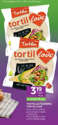 Stokrotka Tortilla pszenna Tortillove 4 szt. 25 cm oferta