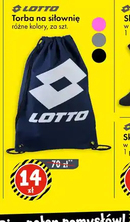Tedi Torba na siłownię Lotto oferta