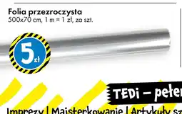 Tedi Folia przezroczysta oferta