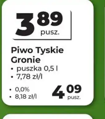 Odido Piwo Tyskie Gronie oferta