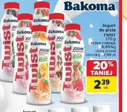 Carrefour Jogurt do picia TWIST oferta