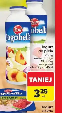 Carrefour Jogurt do picia Jogobella oferta