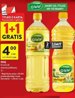 Intermarche Olej słonecznikowy O La La! oferta