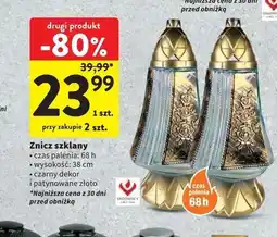 Intermarche Znicz szklany oferta