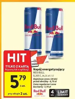 Intermarche Napój energetyczny Red Bull oferta
