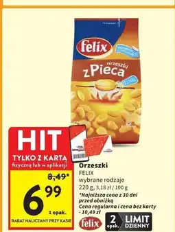 Intermarche Orzeszki z pieca solą Felix oferta