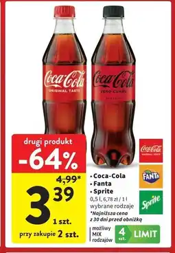 Intermarche Napój Sprite oferta