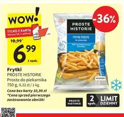 Intermarche Frytki proste do piekarnika Iglotex Proste Historie oferta