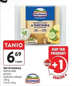 Intermarche Ser topiony ze śmietanką Hochland oferta