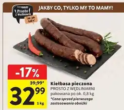 Intermarche Kiełbasa pieczona Intermarche Prosto Z Wędliniarni oferta