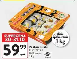 Intermarche Sushi halloween Lucky Fish oferta
