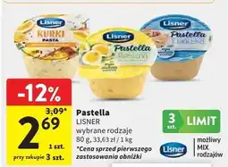Intermarche Pasta jajeczna z kurkami Lisner Smak Sezonu oferta