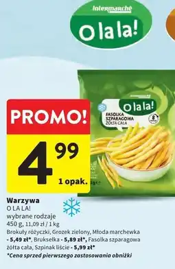 Intermarche Szpinak liście O La La! oferta