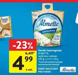 Intermarche Serek śmietankowy Hochland Almette oferta