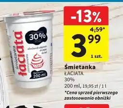 Intermarche Śmietana 30% Łaciata oferta