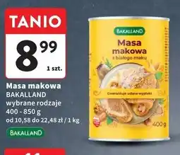 Intermarche Masa makowa z białego maku Bakalland oferta