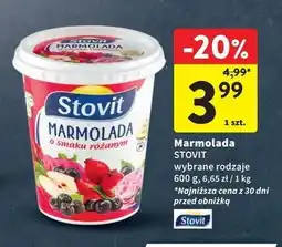 Intermarche Marmolada różana Stovit oferta