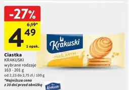 Intermarche Ciastka maślane Krakuski oferta