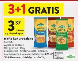 Intermarche Wafle kukurydziane z siemieniem lnianym Kupiec oferta