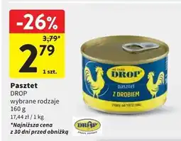 Intermarche Pasztet z drobiem Drop oferta