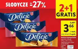 Intermarche Ciastka z galaretką pomarańczową Delicje Szampańskie oferta