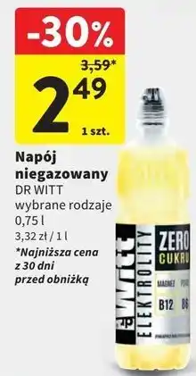 Intermarche Napój jabłko cytryna Dr Witt oferta