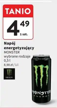 Intermarche Napój energetyczny Monster Energy Classic oferta