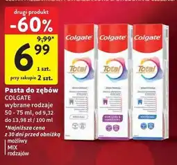 Intermarche Pasta do zębów whitening Colgate Total oferta