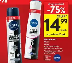 Intermarche Antyperspirant original Nivea Men Invisible Black & White oferta