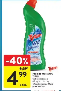 Intermarche Płyn do wc zielony Tytan Wc oferta