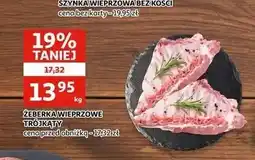 Auchan Żeberka wieprzowe trójkąty oferta