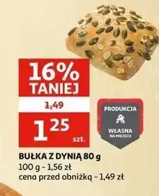 Auchan Bułka z dynią oferta
