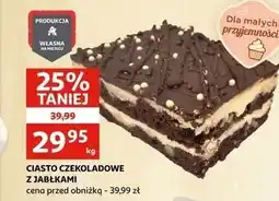 Auchan Ciasto czekoladowe z jabłkami Auchan oferta