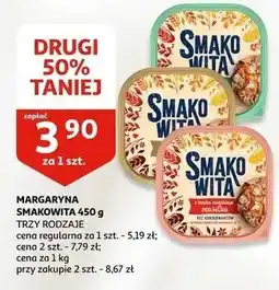 Auchan Margaryna Smakowita Lekko Solona oferta