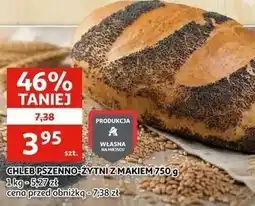 Auchan Chleb pszenno-żytni z makiem oferta