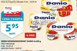 Auchan Serek z kawałkami czekolady Danone Danio oferta