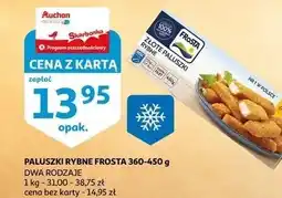 Auchan Złote paluszki rybne z fileta Frosta oferta