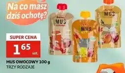 Auchan Mus jabłko-brzoskwinia Auchan Różnorodne (Logo Czerwone) oferta