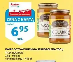 Auchan Fasolka po bretońsku z kiełbasą Kuchnia Staropolska oferta
