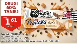 Auchan Wafelek biała krówka Princessa oferta