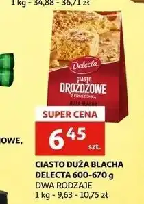 Auchan Ciasto drozdżowe Delecta oferta