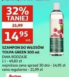 Auchan Szampon ochrona koloru Tołpa Green oferta