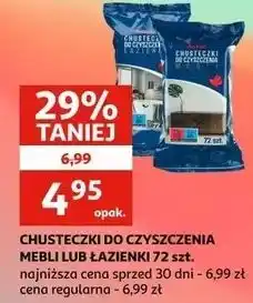 Auchan Chusteczki do czyszczenia łazienki Auchan Różnorodne (Logo Czerwone) oferta