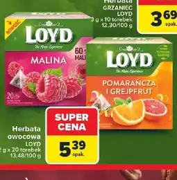 Carrefour Herbata owocowa LOYD oferta