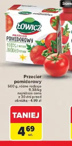 Carrefour Przecier pomidorowy Lowicz oferta