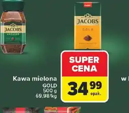 Carrefour Kawa mielona Jacobs Gold oferta