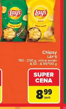 Carrefour Chipsy LAY'S oferta